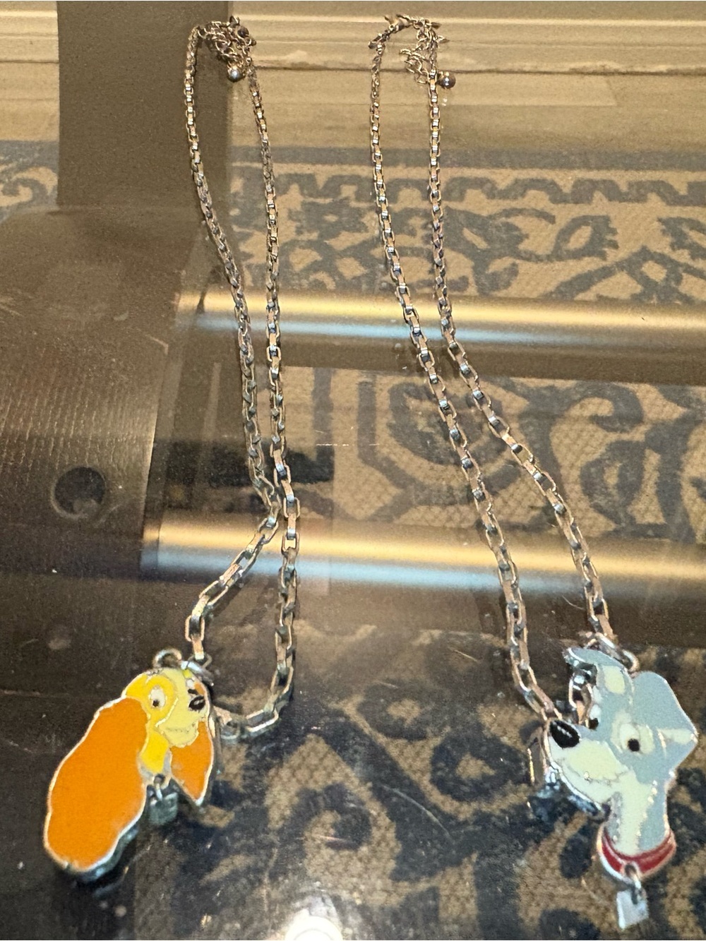 Disney Lady And The Tramp Best Friend Necklace Set